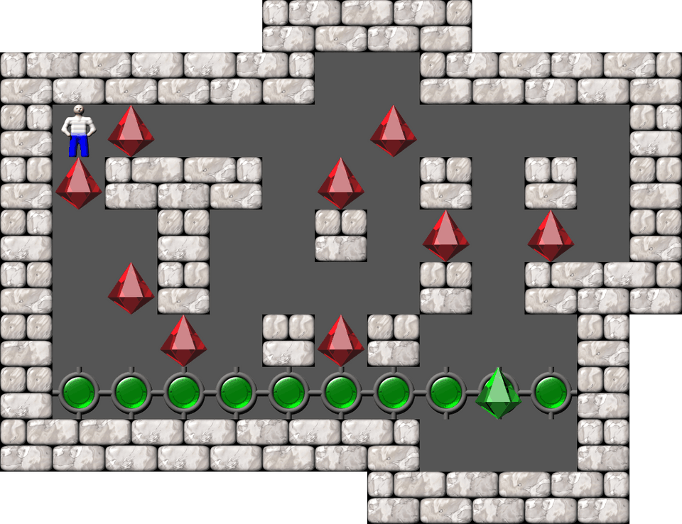 Sokoban Thinking Rabbit Arranged level 376